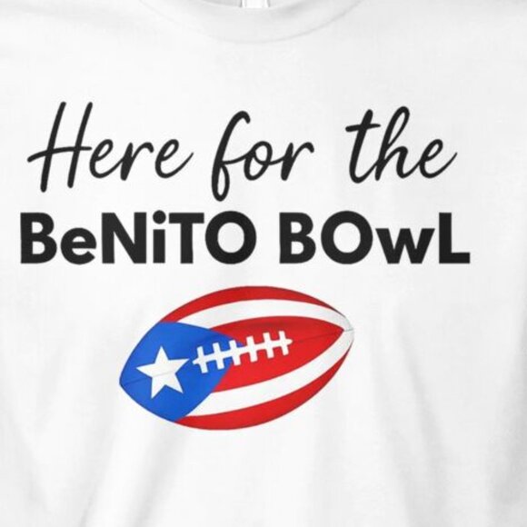 Here For The Benito Bowl Bad Bunny Shirt 141 - Picture 2 of 5